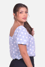 Blusa Espinela - Azul Hortencia