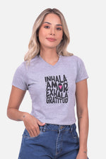 Camiseta Estampada 900 - Gris Jaspe