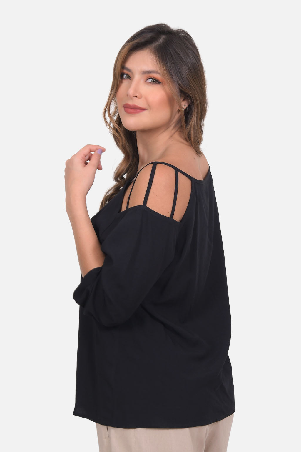 Blusa Amatista - Negra