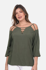 Blusa Amatista - Verde Militar