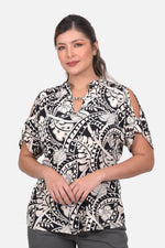 Blusa Marfil - Negra