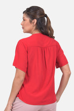 Blusa Flor - Roja