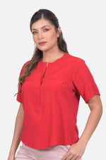Blusa Flor - Roja