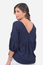 Blusa Lola - Azul Navy