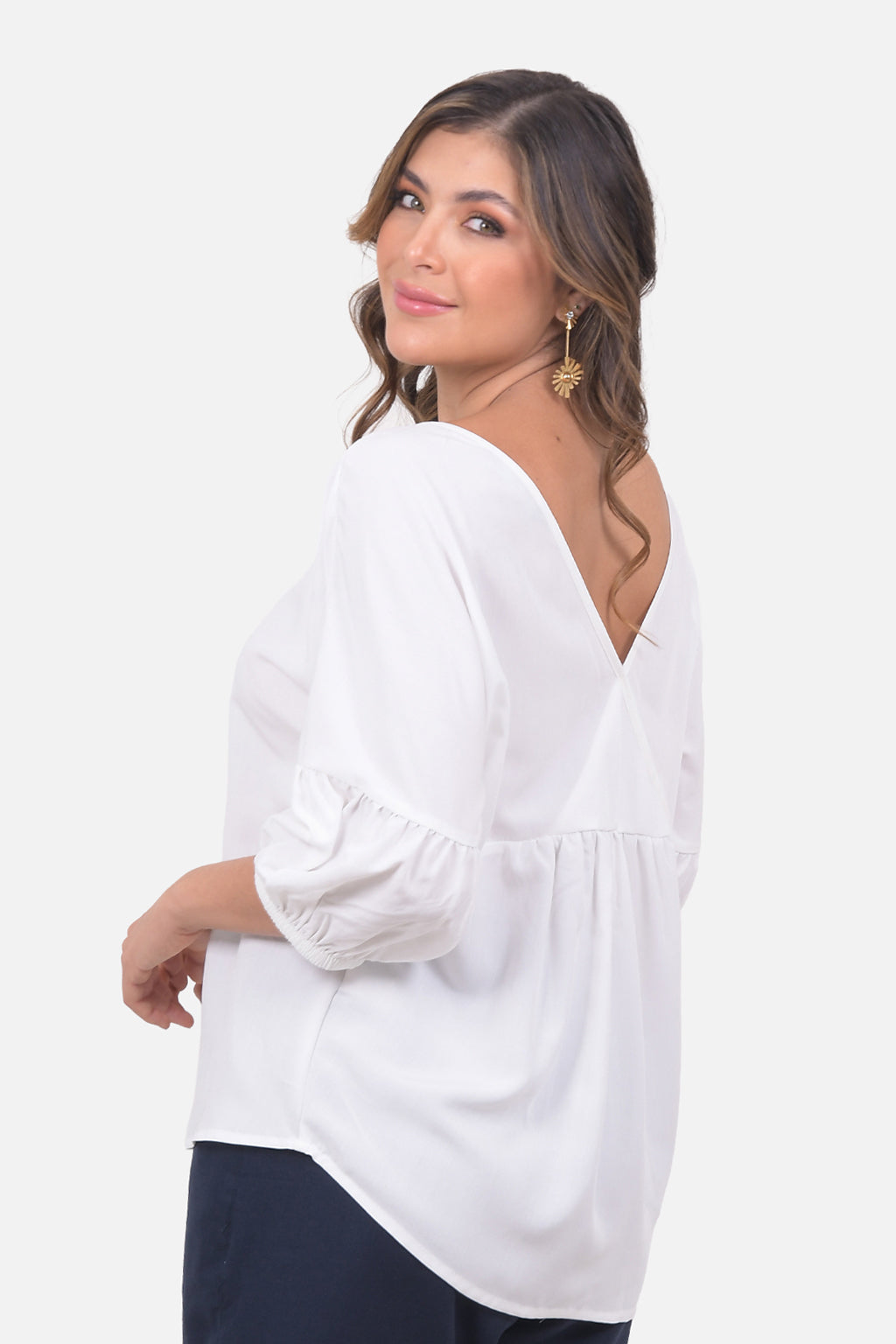 Blusa Lola - Crudo Claro