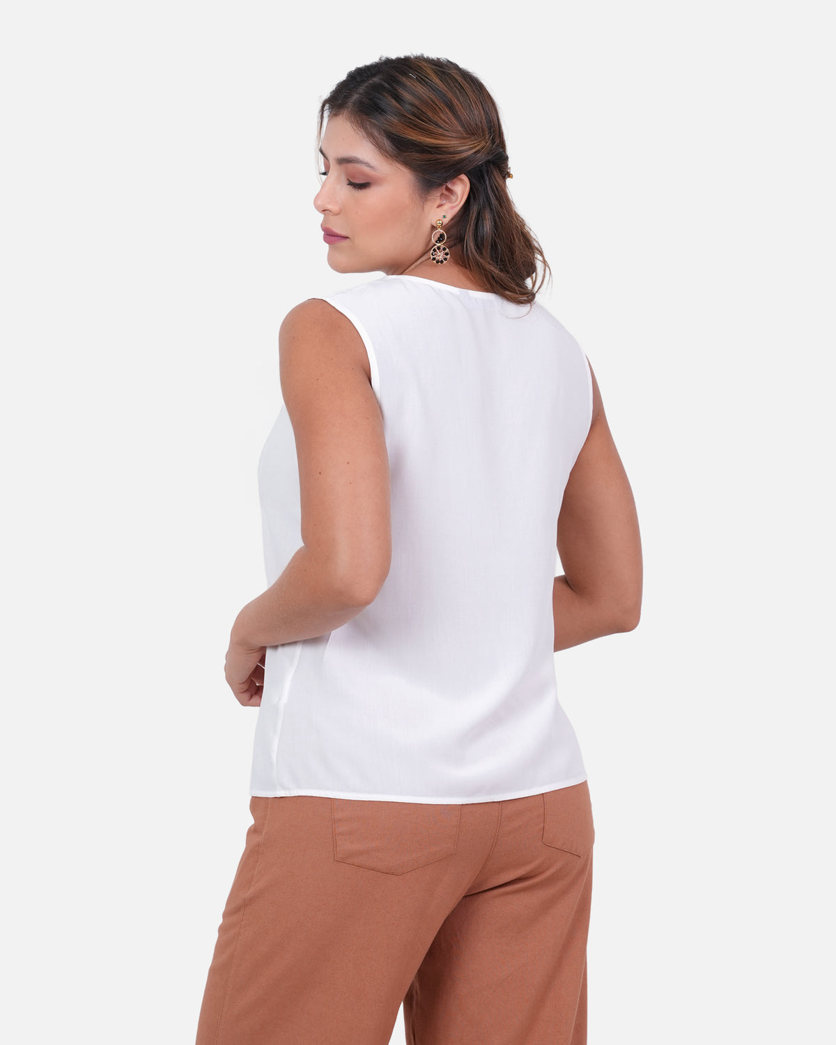 Blusa Holanda - Crudo