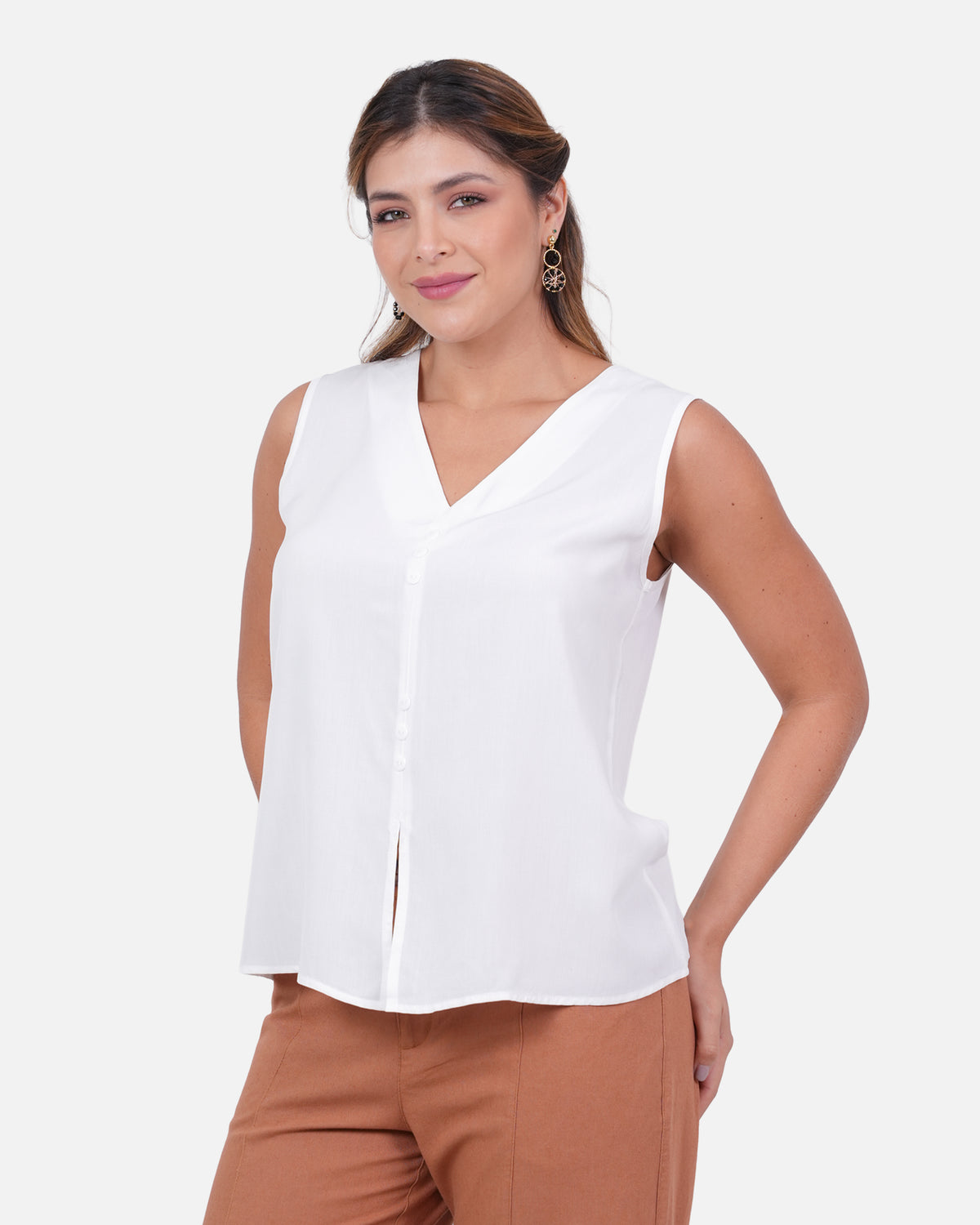 Blusa Holanda - Crudo