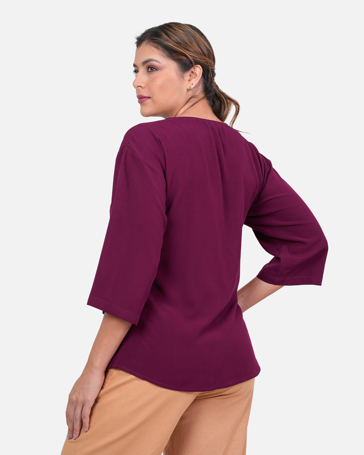 Blusa Casandra - Vino