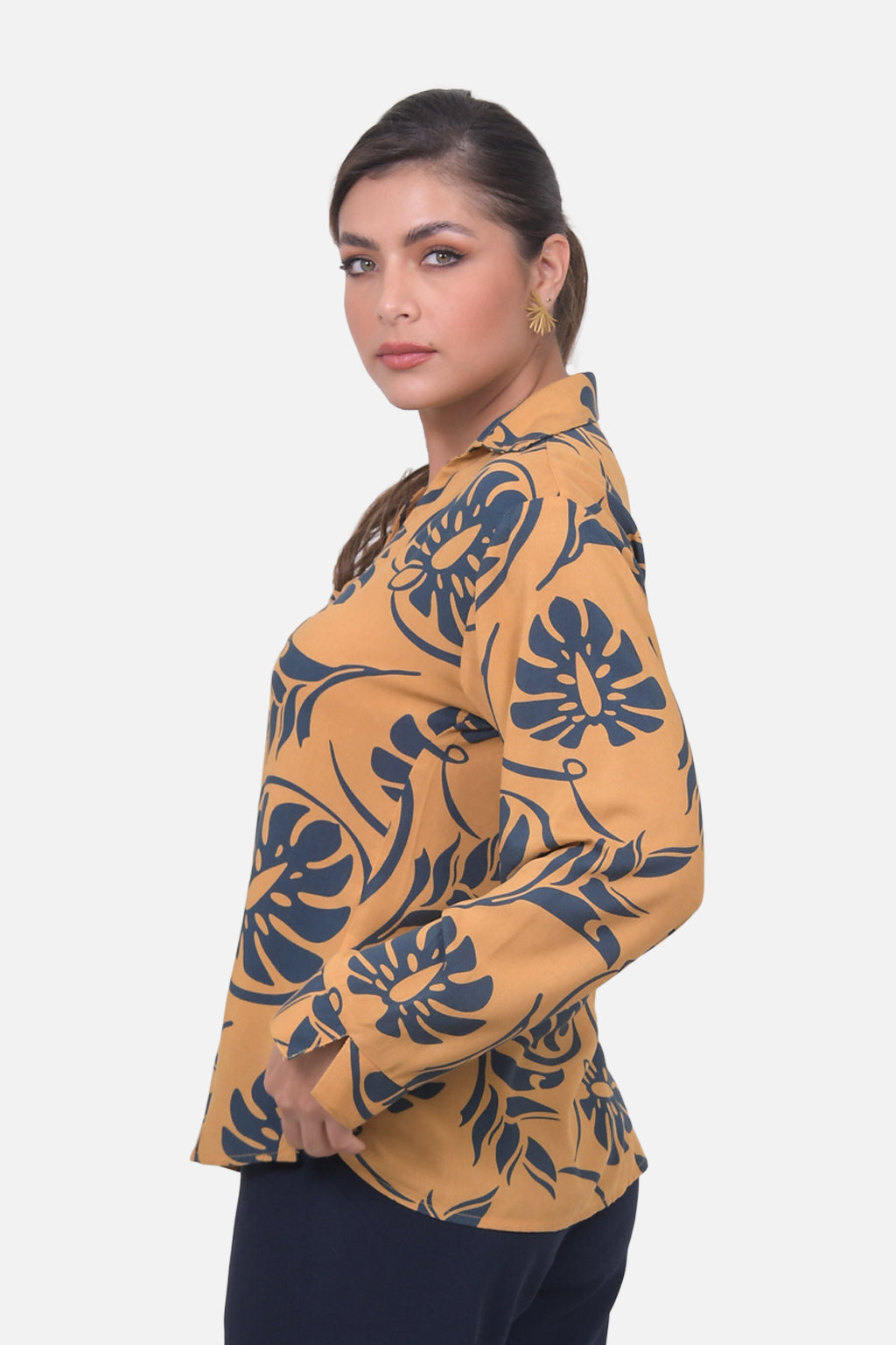 Blusa Ilitia - Mostaza