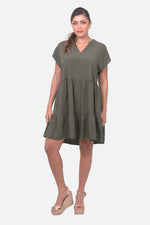 Vestido Cannes - Verde Militar