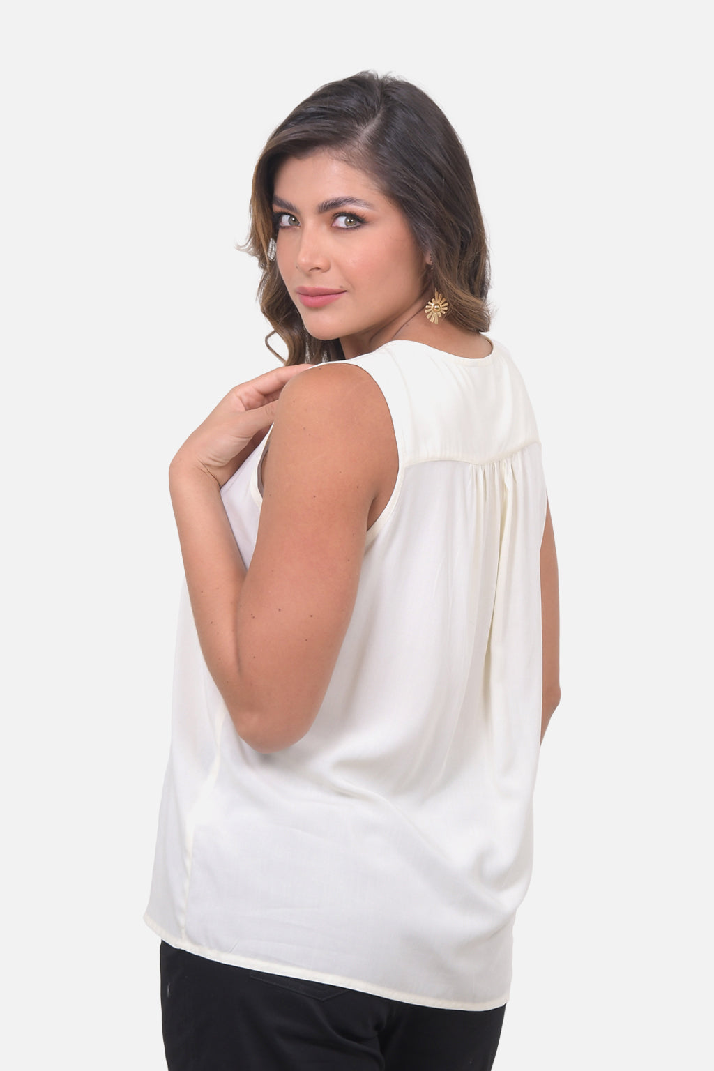 Blusa Carolina - Crudo Oscuro