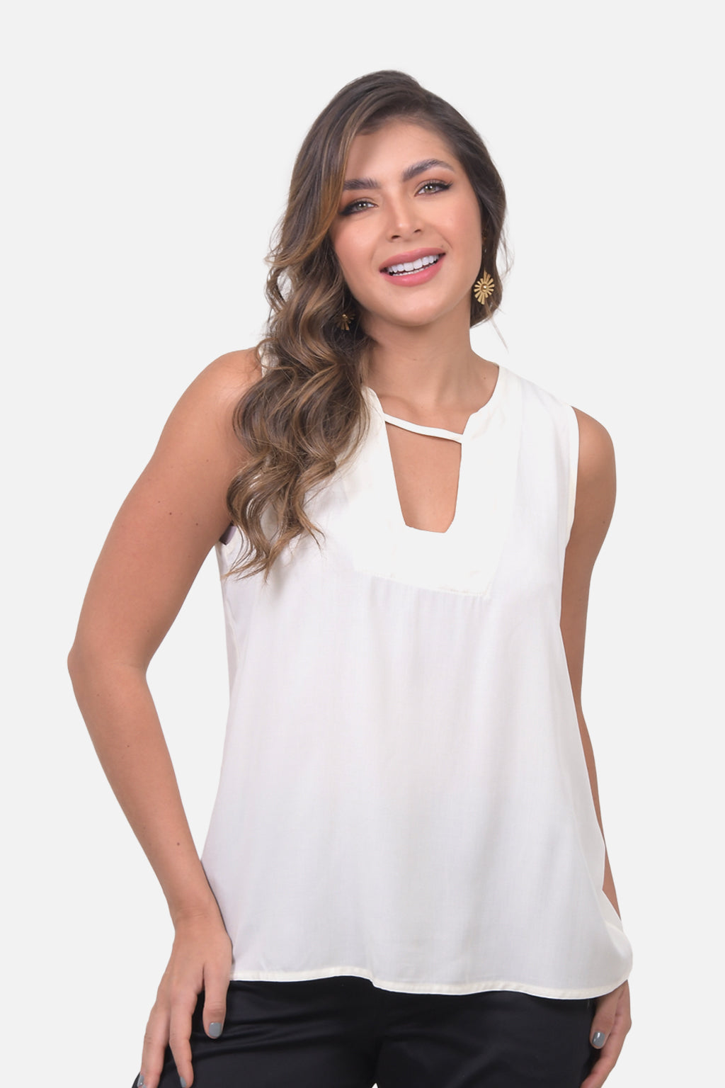 Blusa Carolina - Crudo Oscuro