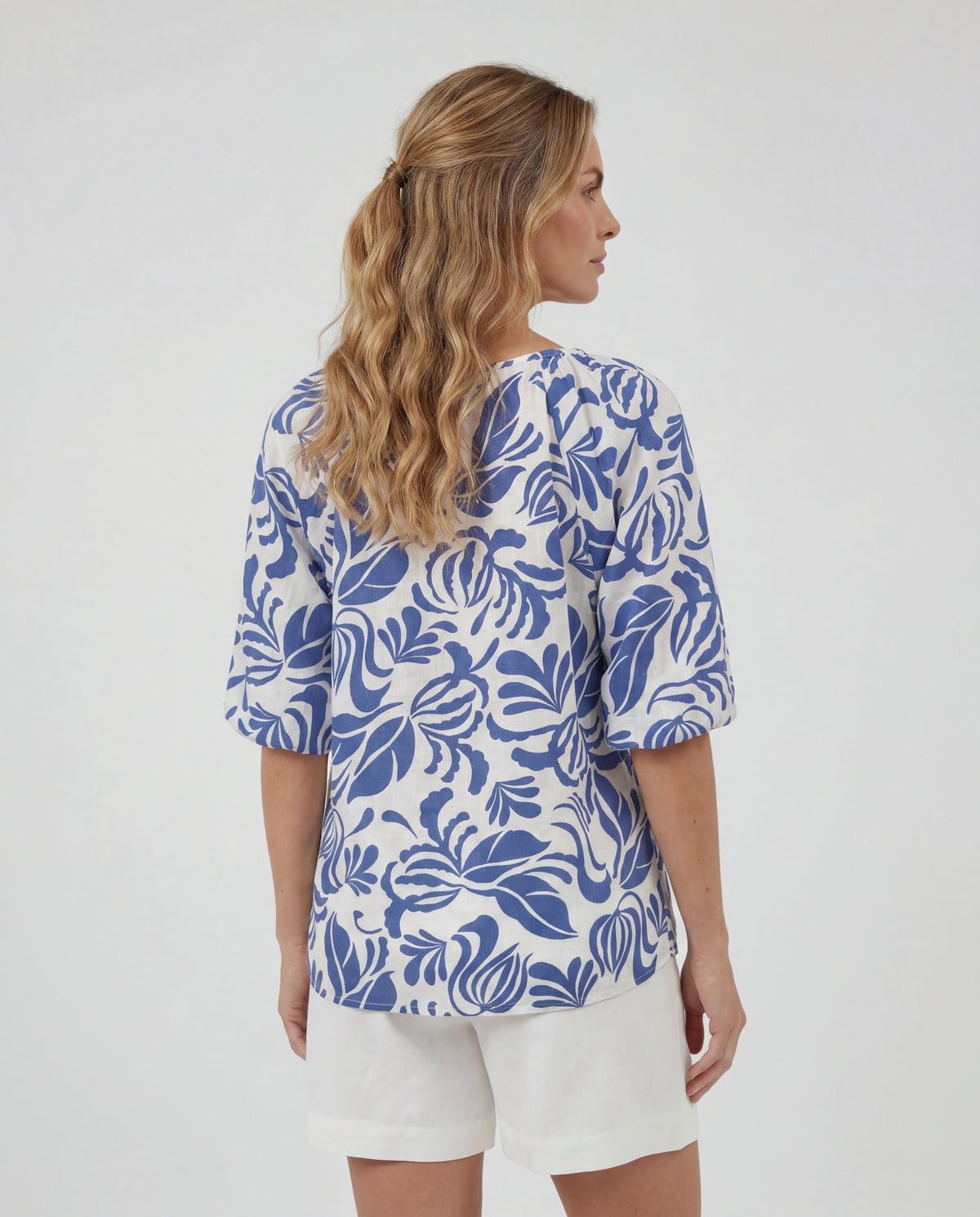 Blusa Griega - Azul