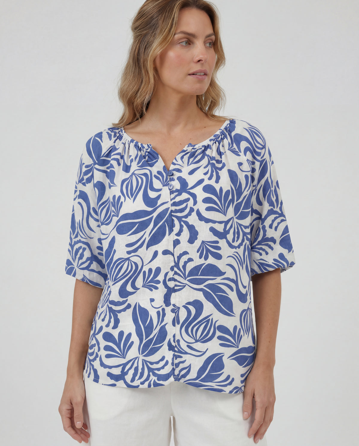Blusa Griega - Azul