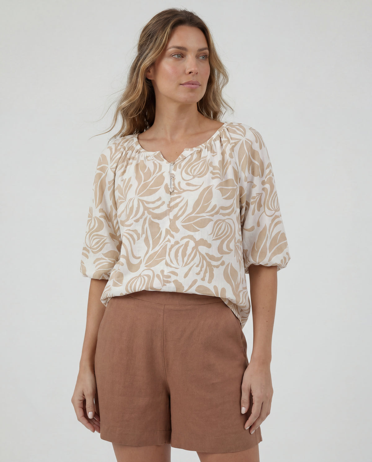 Blusa Griega - Kaki