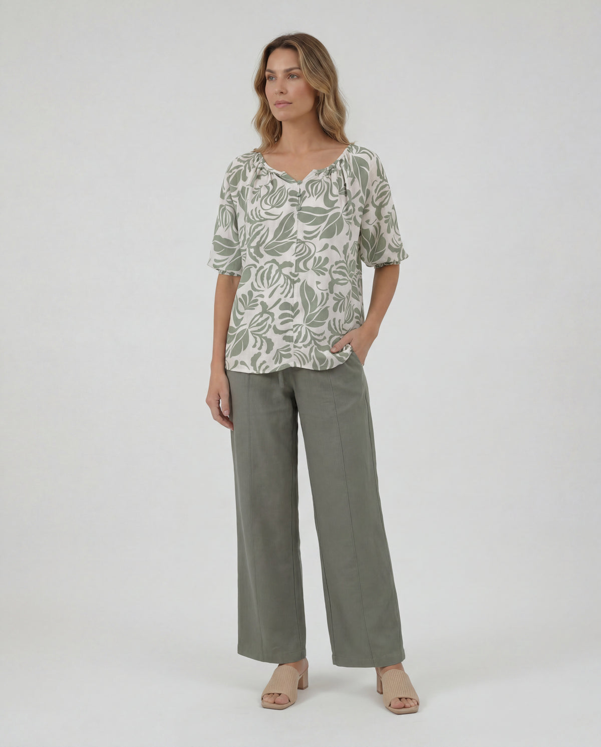 Blusa Griega - Verde