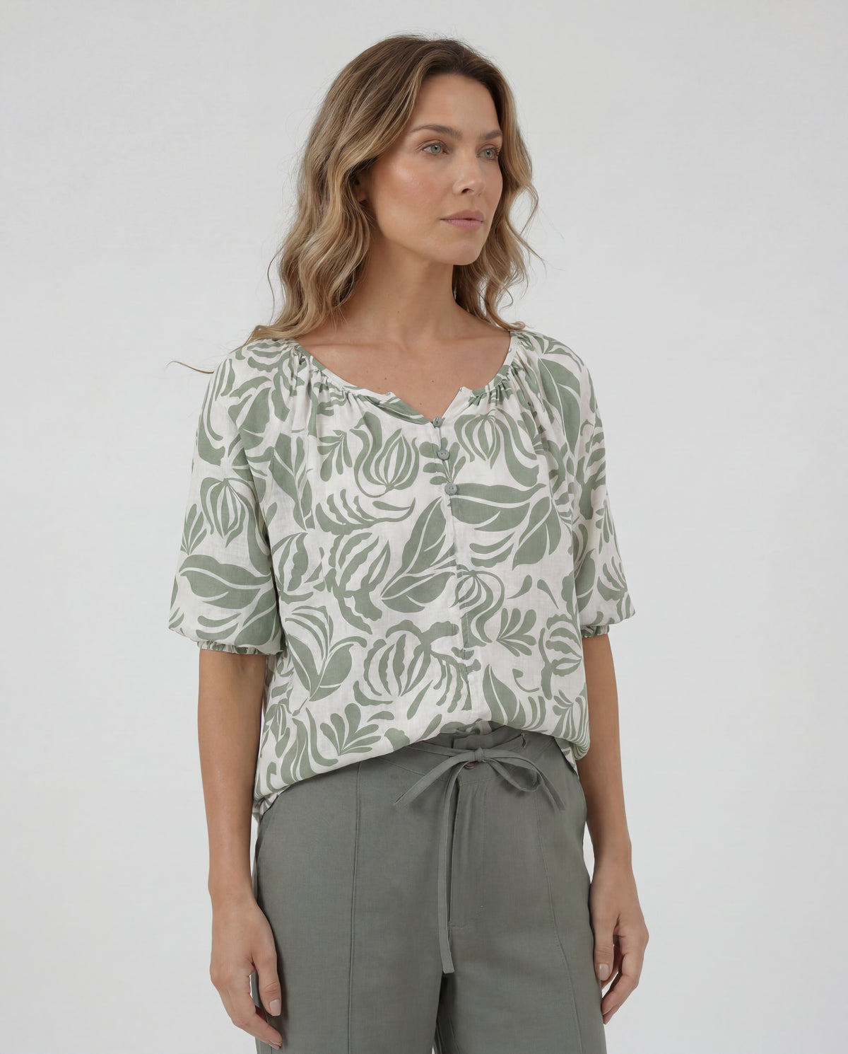 Blusa Griega - Verde