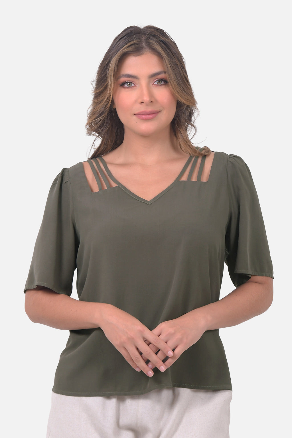 Blusa Matilde - Verde Militar