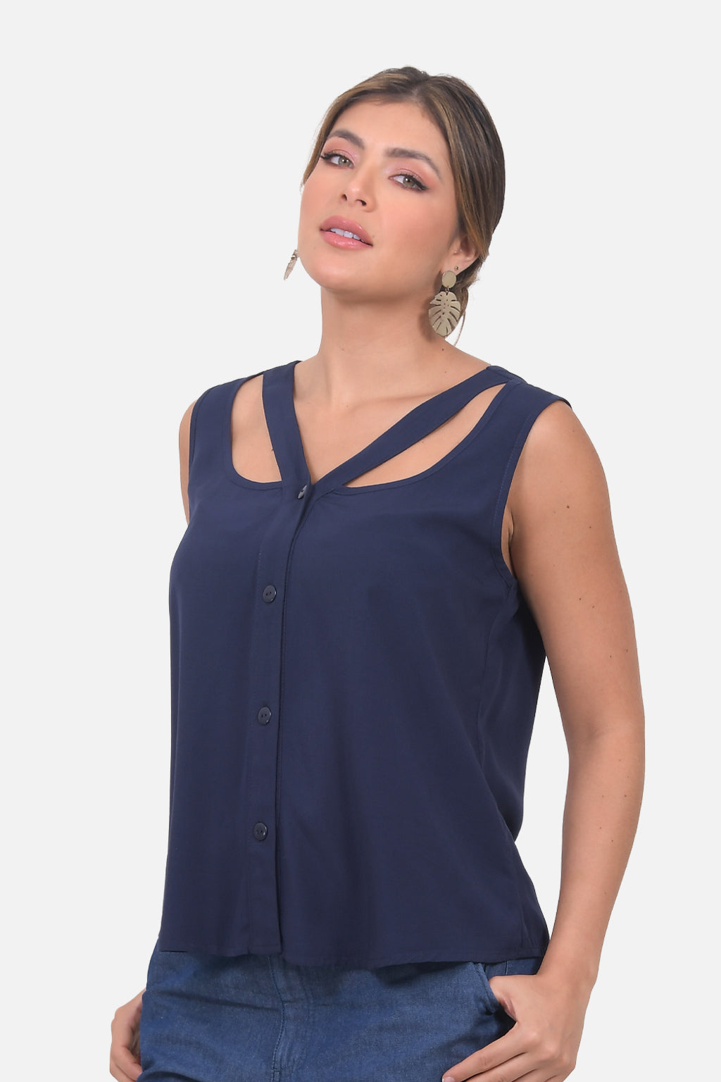 Blusa Corina - Azul Navy