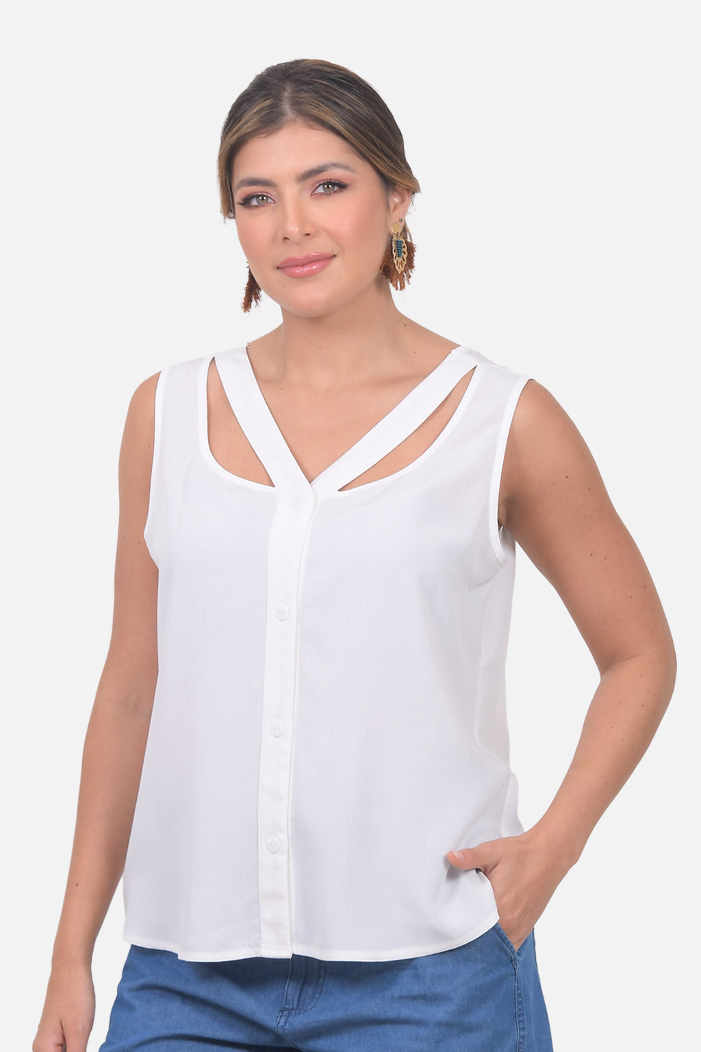 Blusa Corina - Crudo