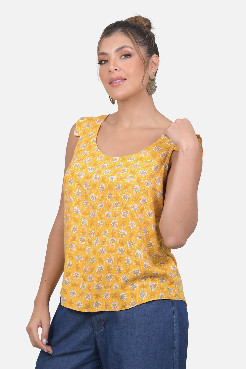 Blusa Belisa - Mostaza