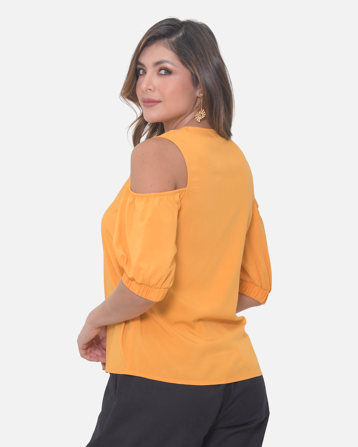Blusa Lyon - Mostaza