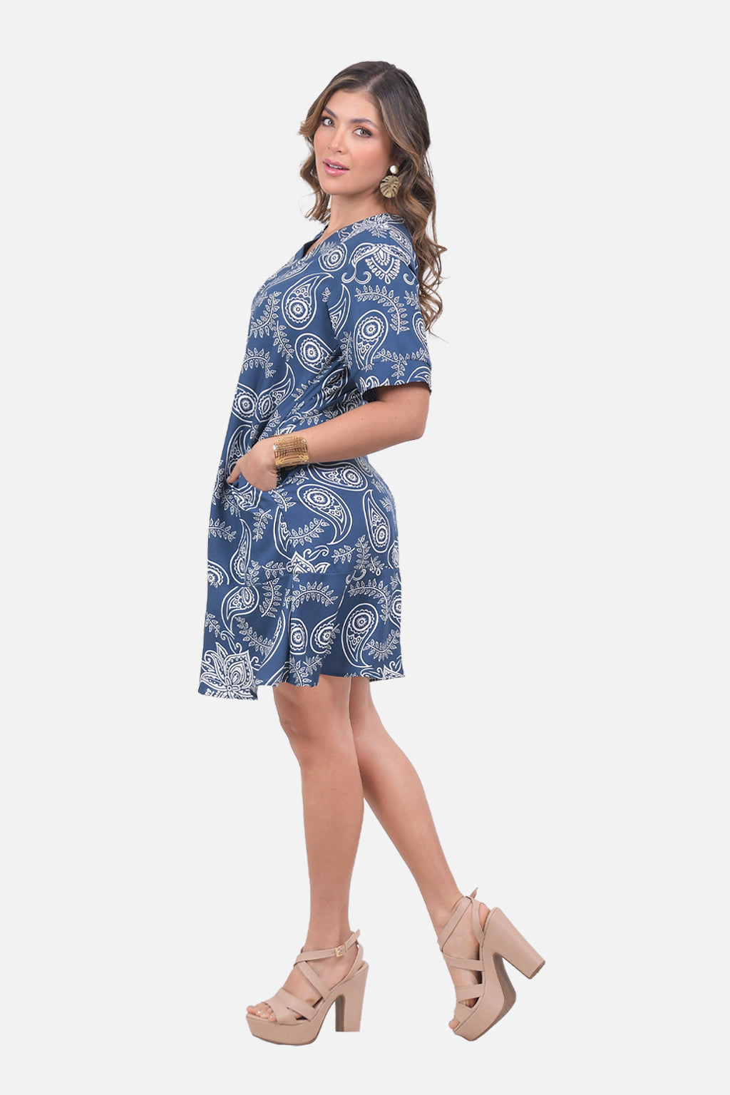 Vestido Nora - Azul Navy