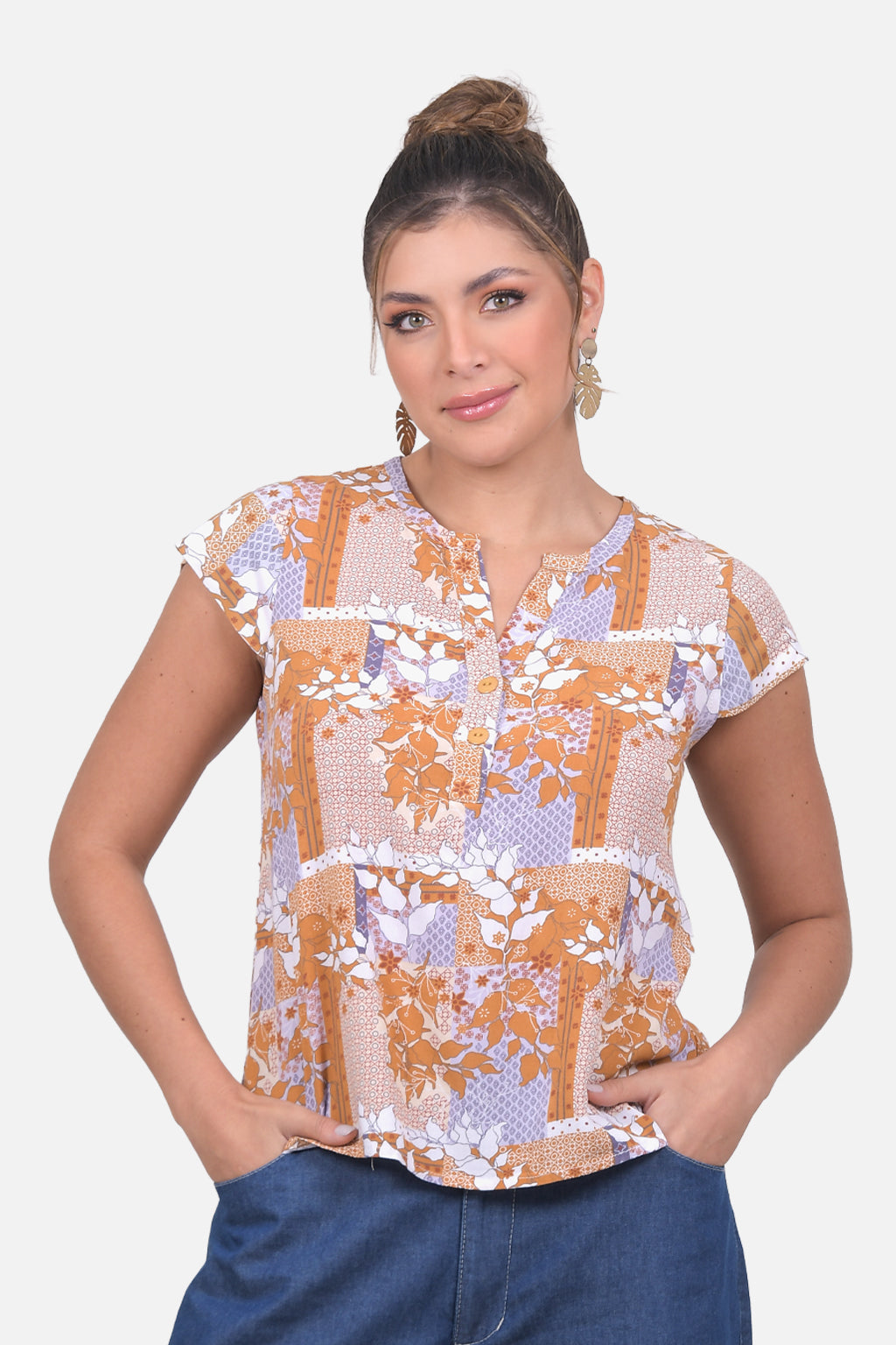 Blusa Graciela - Kaki Oscuro