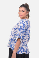 Blusa Gabriela - Azul Hortencia