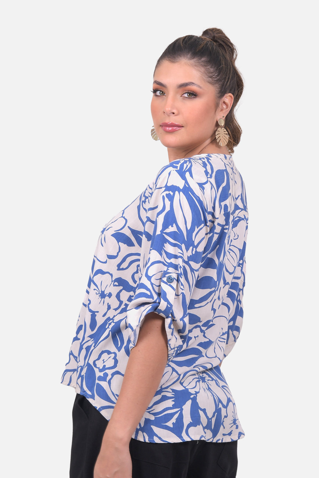 Blusa Gabriela - Azul Hortencia