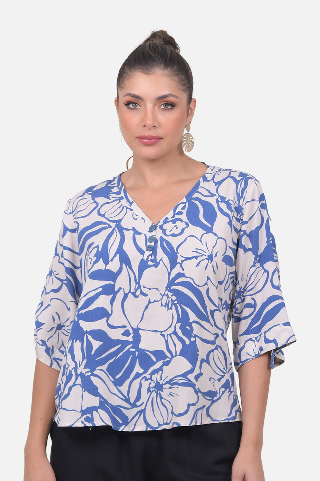 Blusa Gabriela - Azul Hortencia