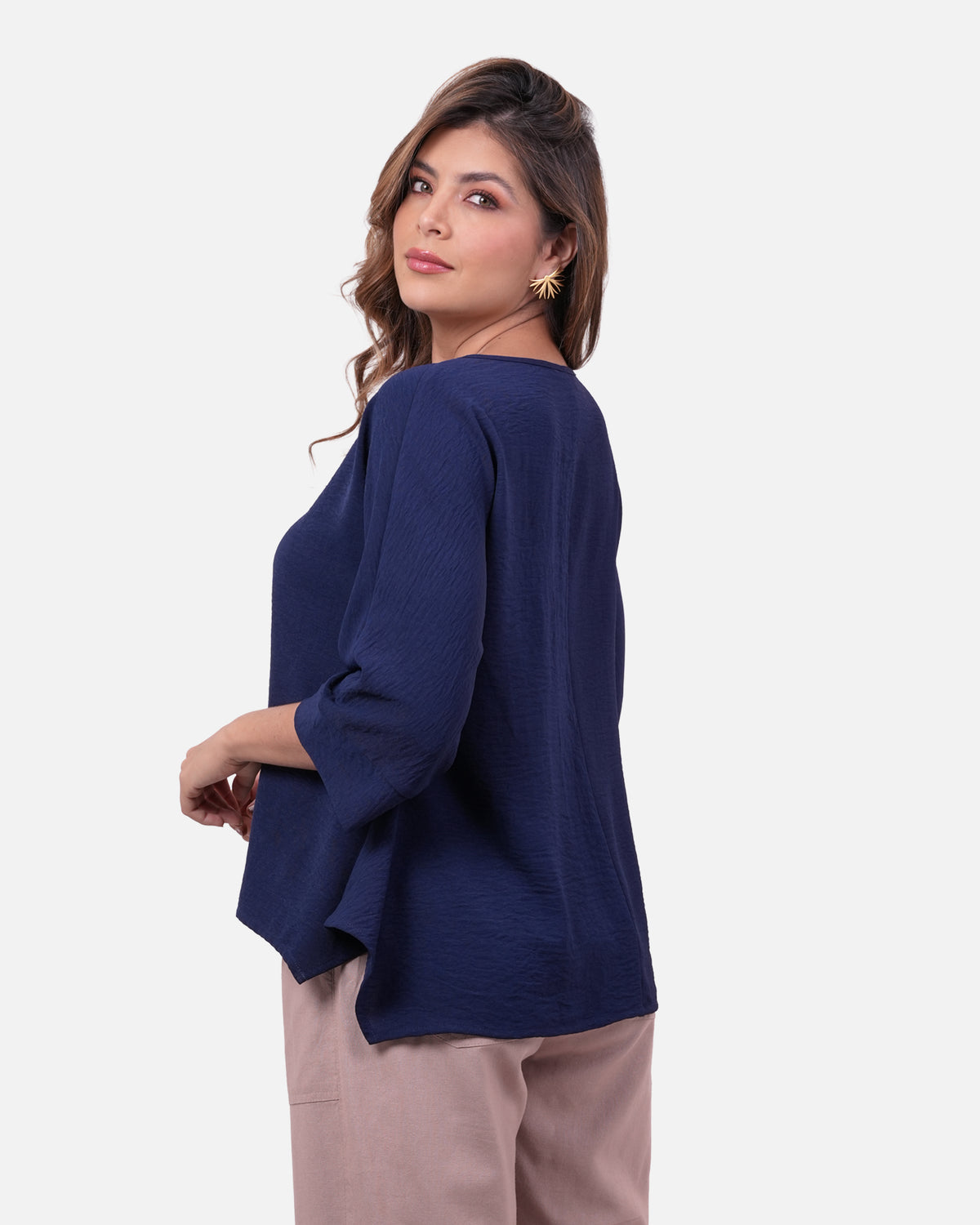 Blusa Lena - Azul Navy