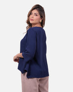 Blusa Lena - Azul Navy