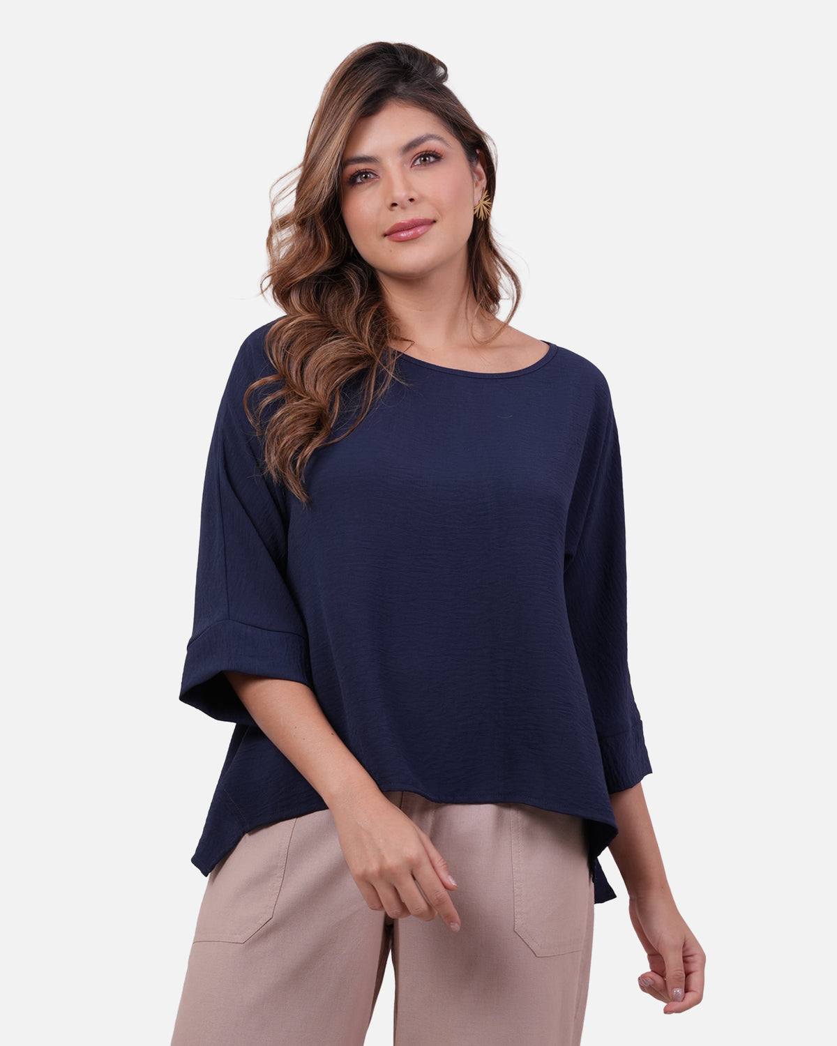 Blusa Lena - Azul Navy