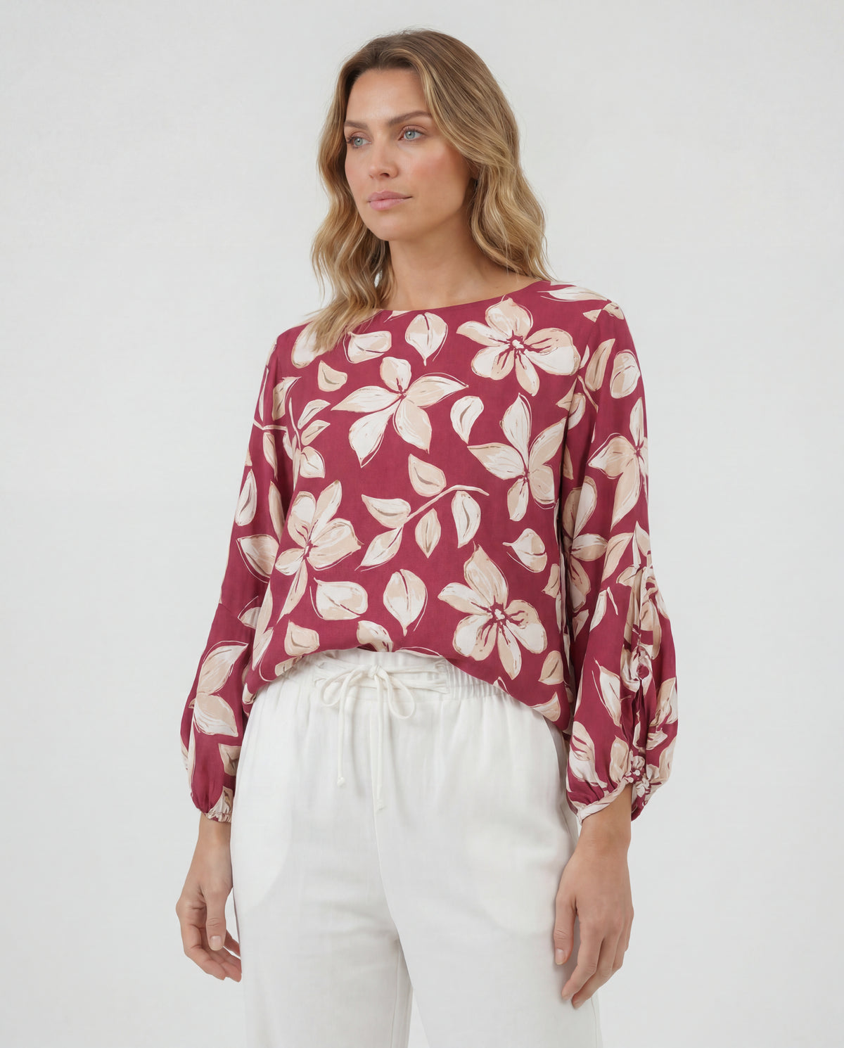 Blusa Kathe - Vinotinto