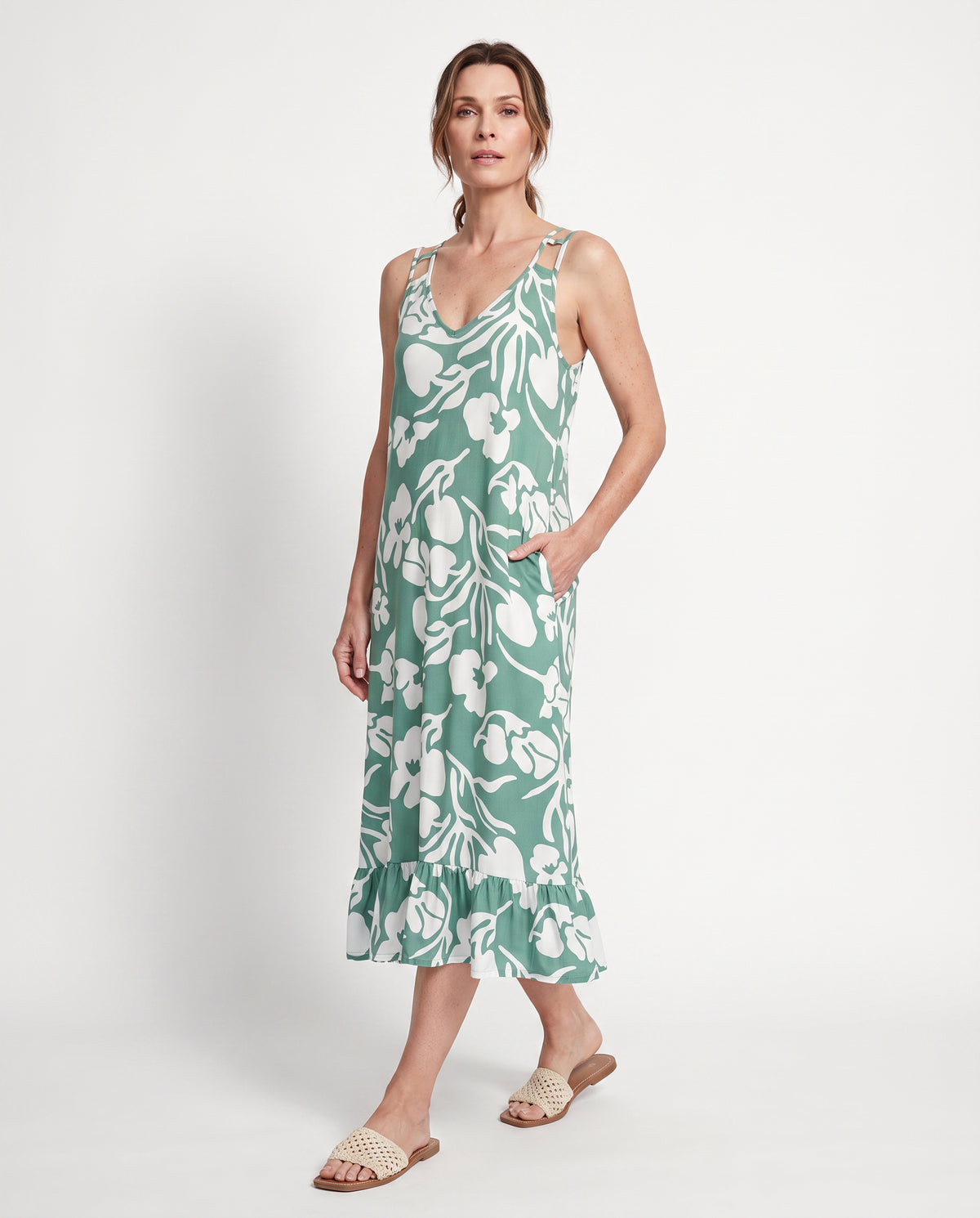 Vestido Marisol - Verde Cali