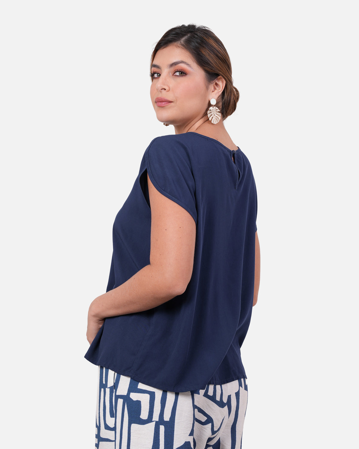 Blusa Eleonora - Azul Navy