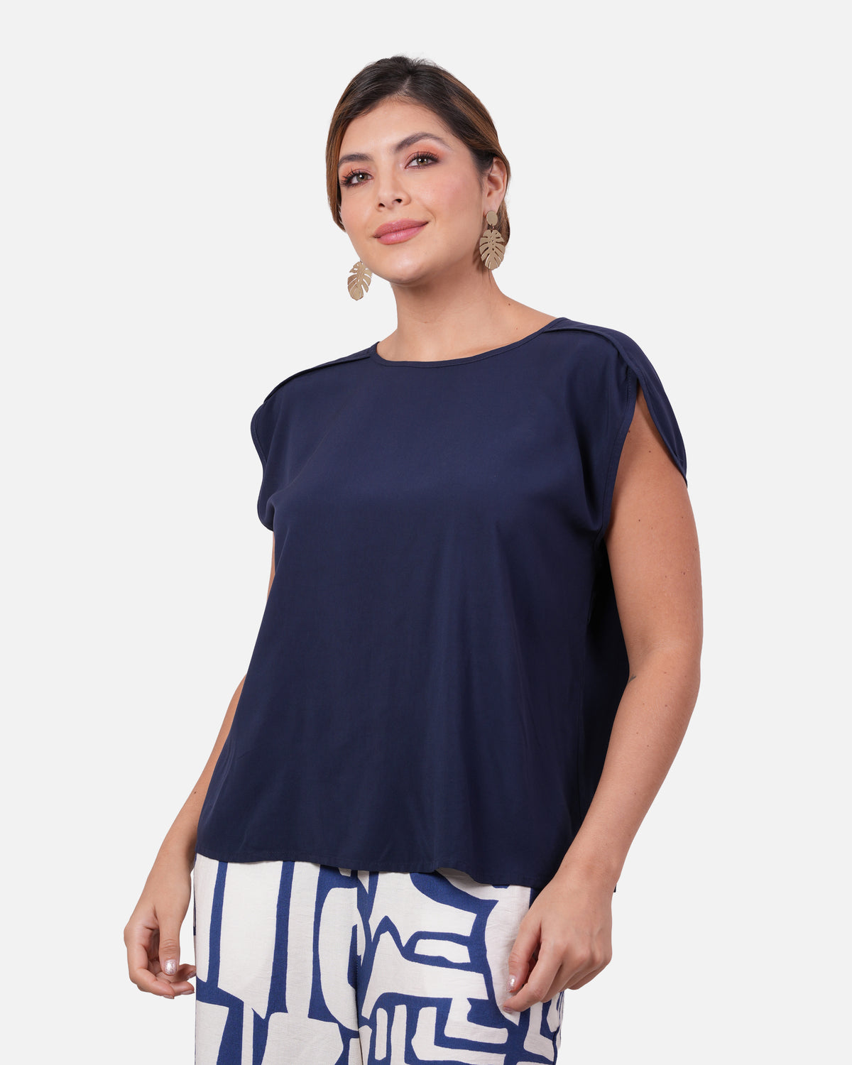 Blusa Eleonora - Azul Navy