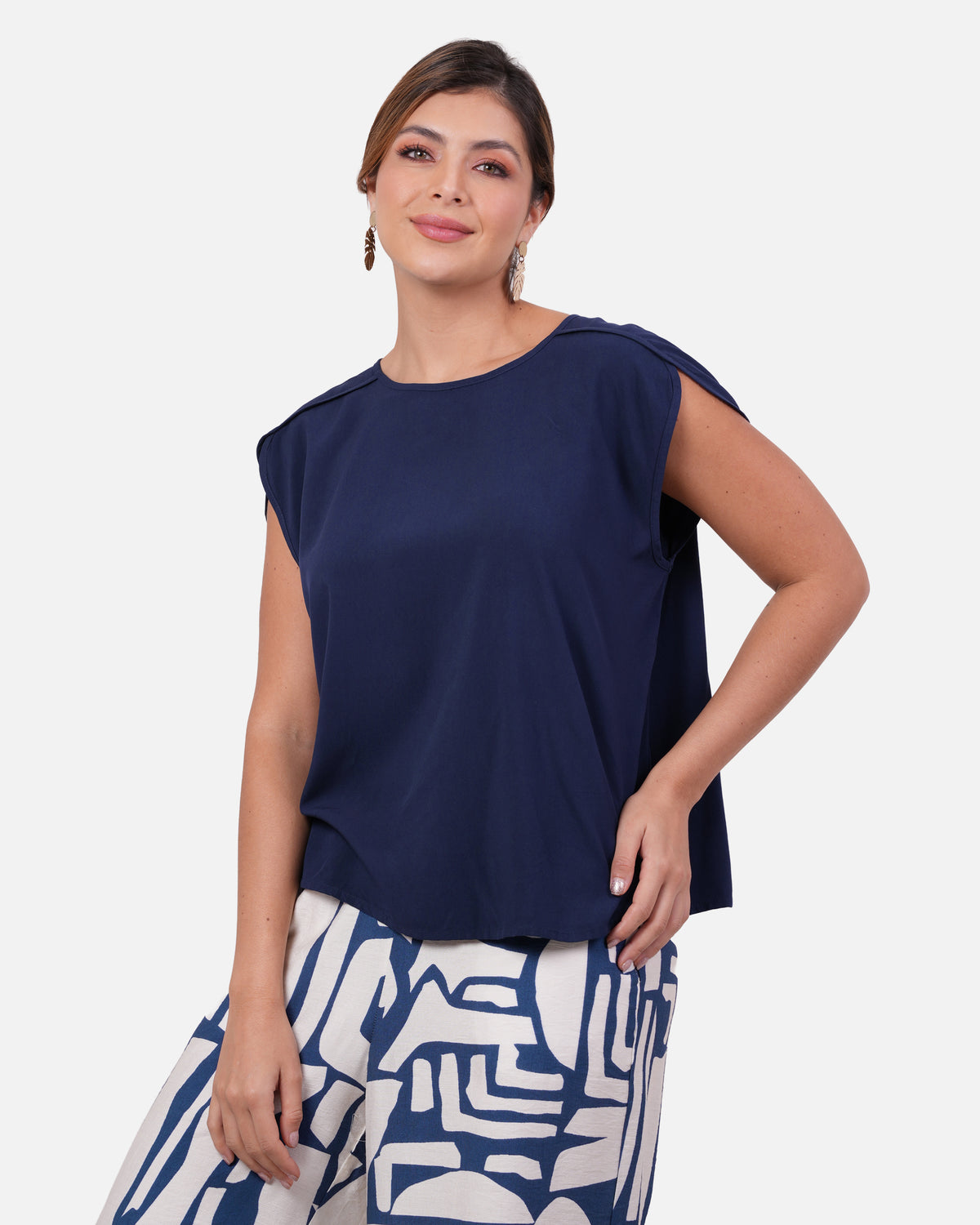 Blusa Eleonora - Azul Navy