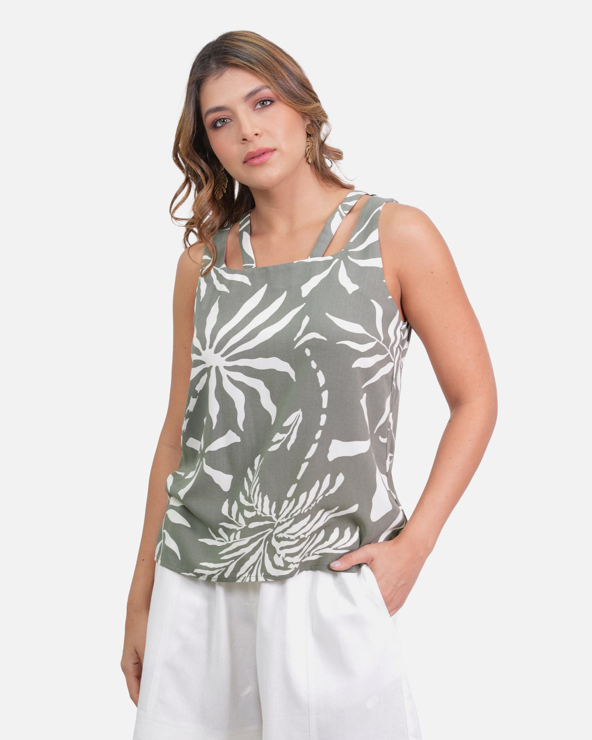 Blusa Darak - Oliva
