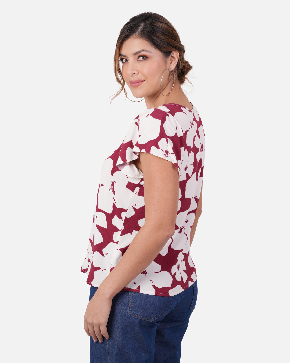 Blusa Kimora - Vinotinto