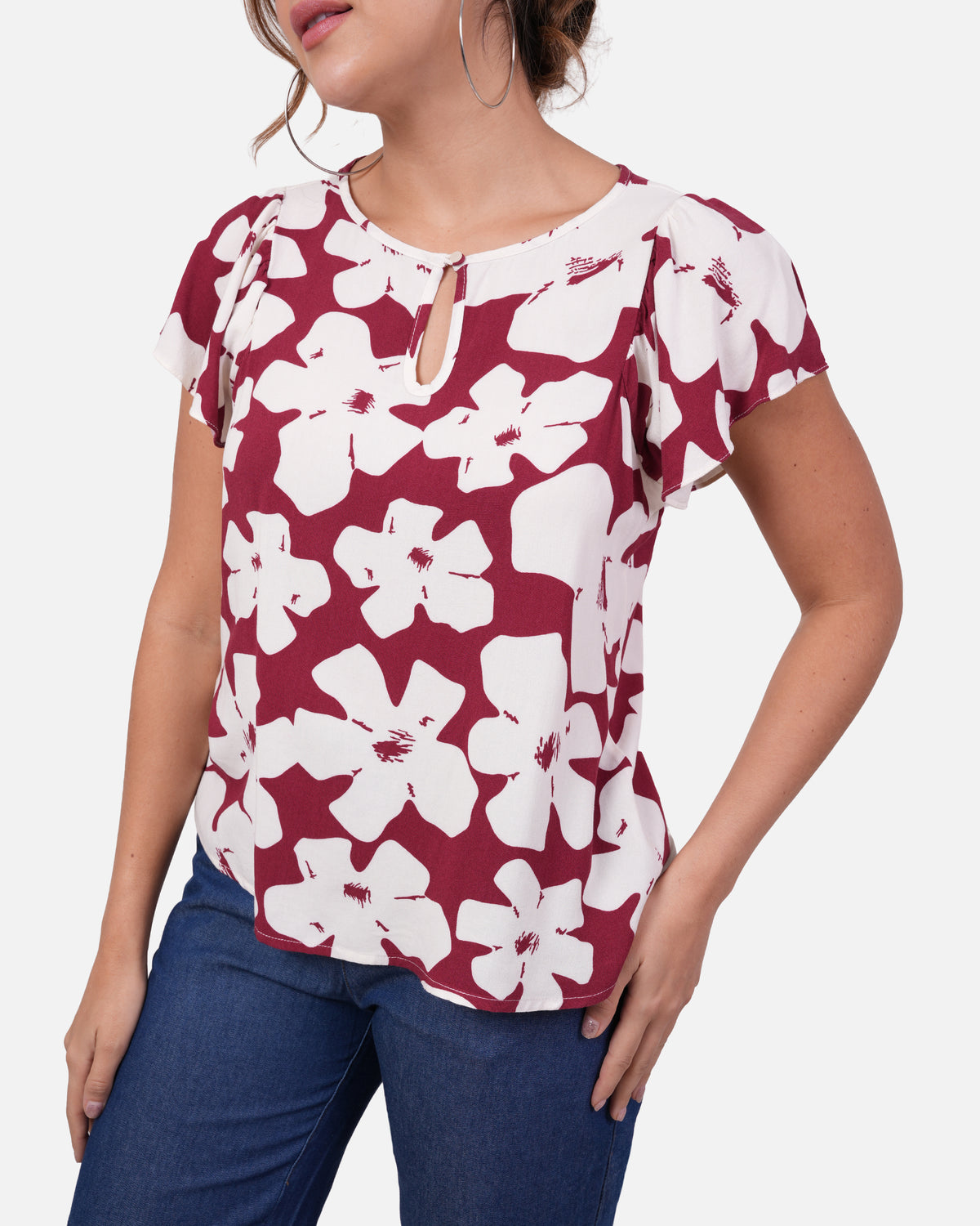 Blusa Kimora - Vinotinto