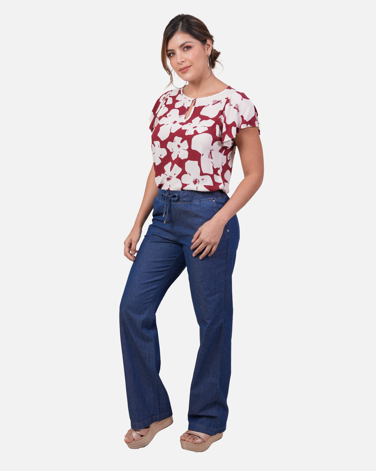 Blusa Kimora - Vinotinto