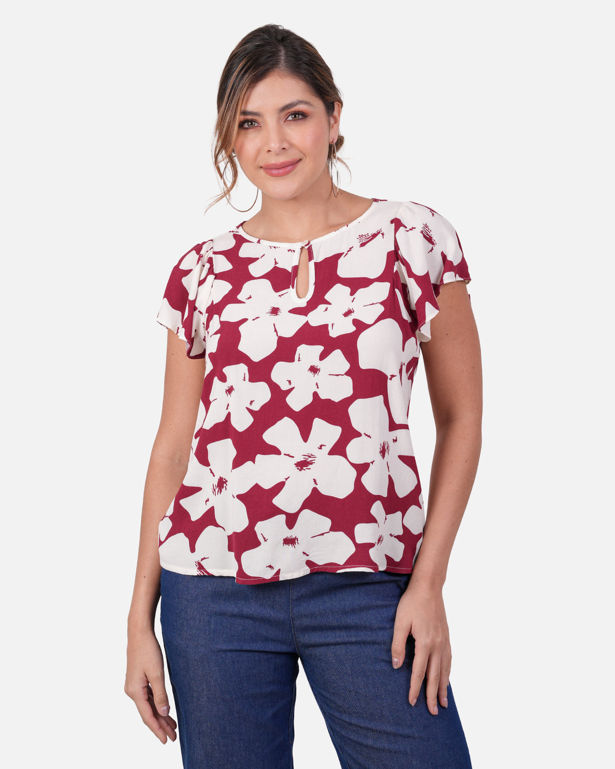 Blusa Kimora - Vinotinto