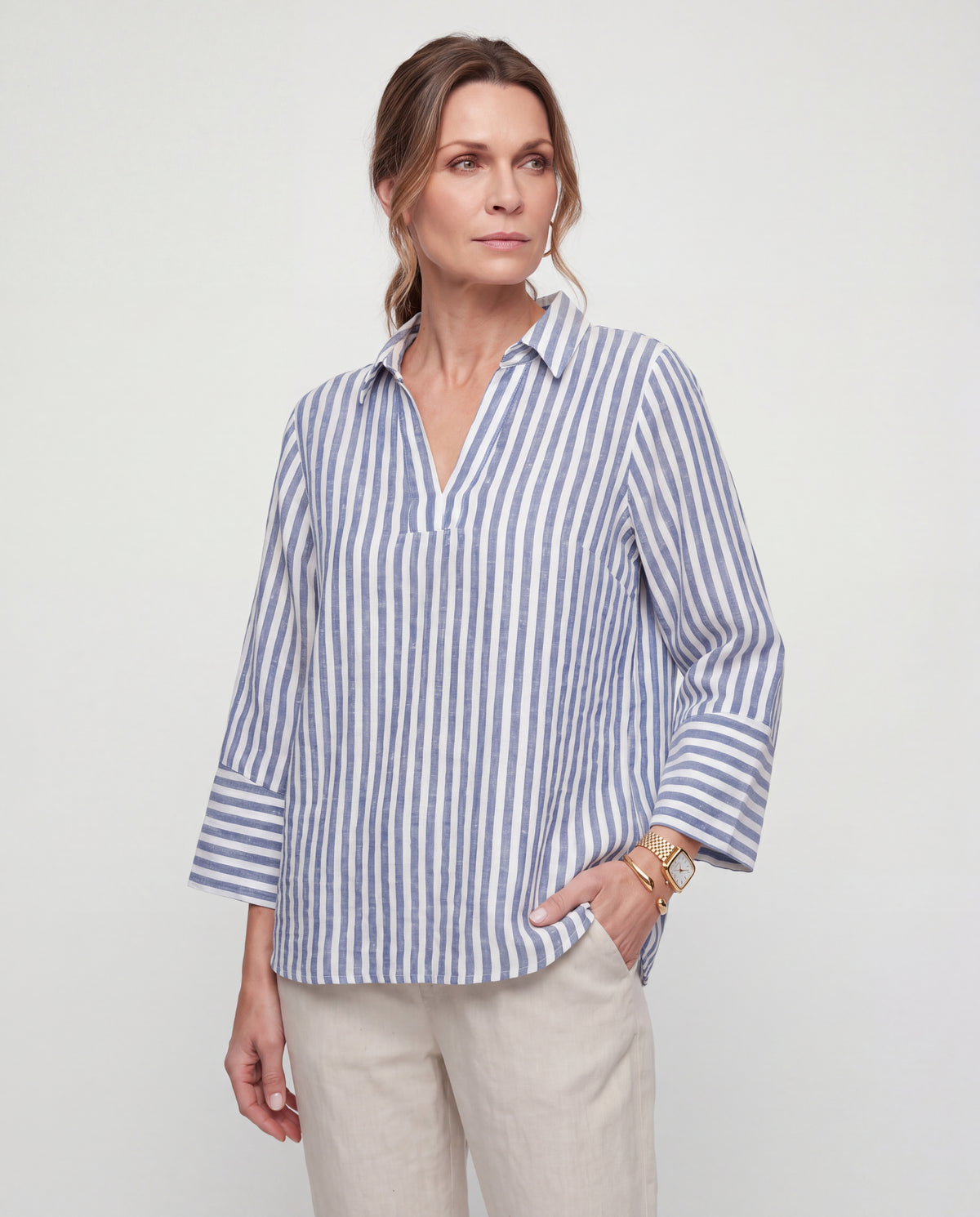 Blusa Hawai - Azul Navy