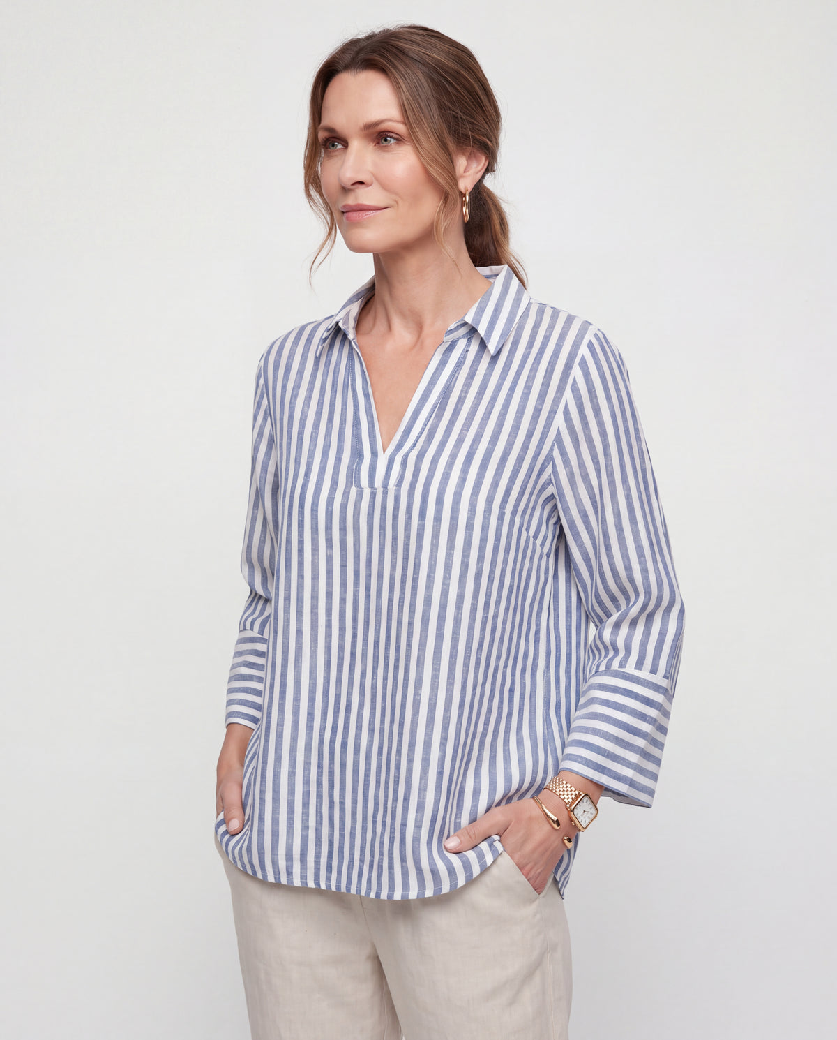 Blusa Hawai - Azul Navy