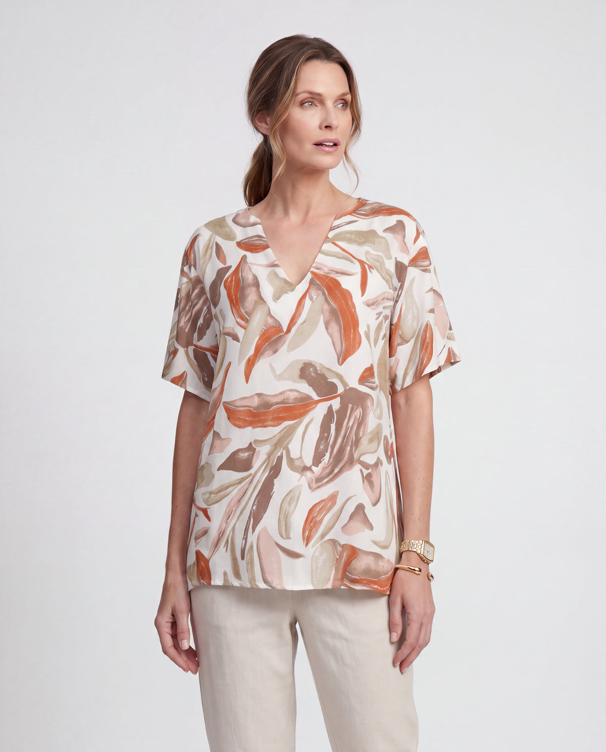 Blusa Argelia - Terracota