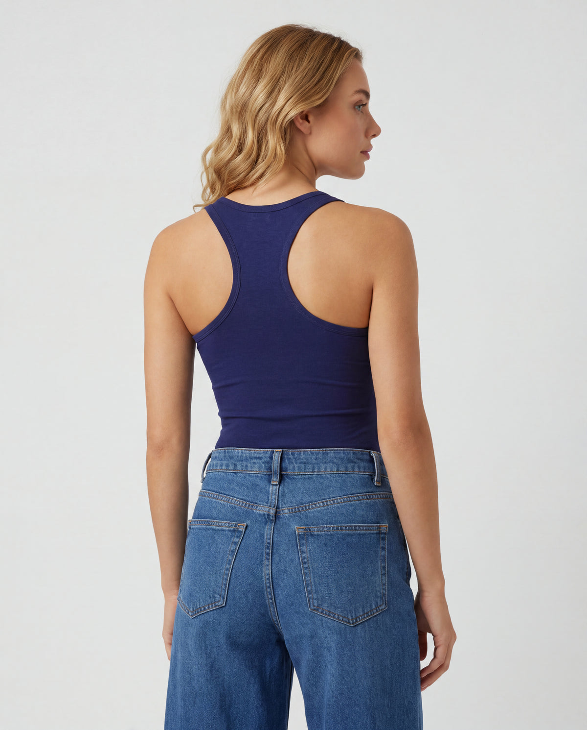 Basica Mujer Sky - Azul Navy