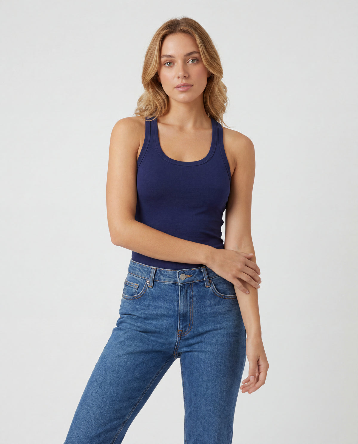 Basica Mujer Sky - Azul Navy