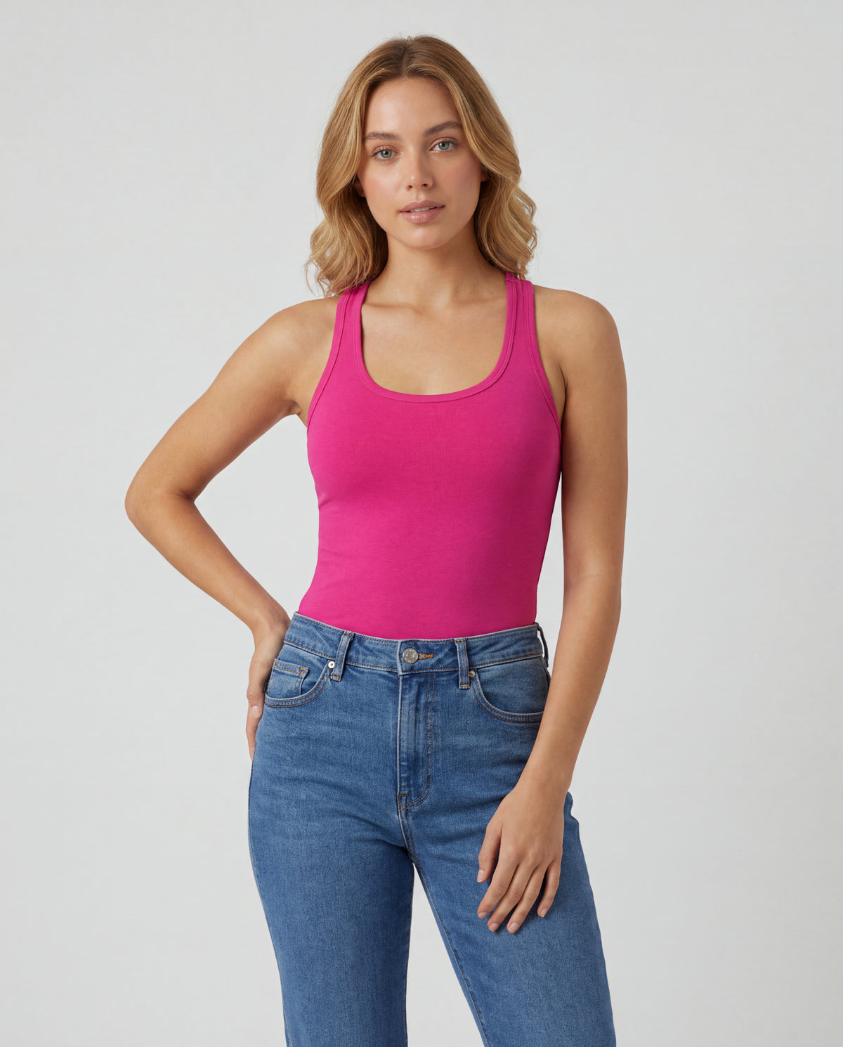 Basica Mujer Sky - Fucsia